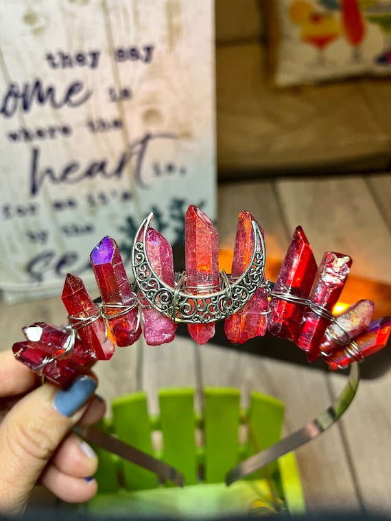 Limited AURA Bright Pink CROWN!! - Etsy display picture 1