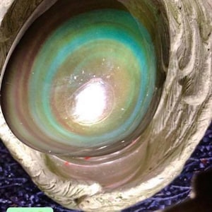 RAINBOW OBSIDIAN, rainbow obsidian, natural crystal, Eggs, teardrop, tip quality, bright colors, home decor!!