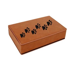 Dog Leatherette Flask Gift Set with your choice of with your choice of Dog Design | Dog Flask Set