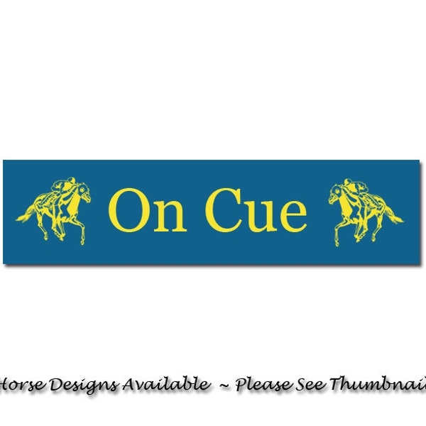 Engraved Plastic Stall Nameplate - Horse Designs 2 | Horse Stall Plate | Personalized Stall Plate | Horse Sign