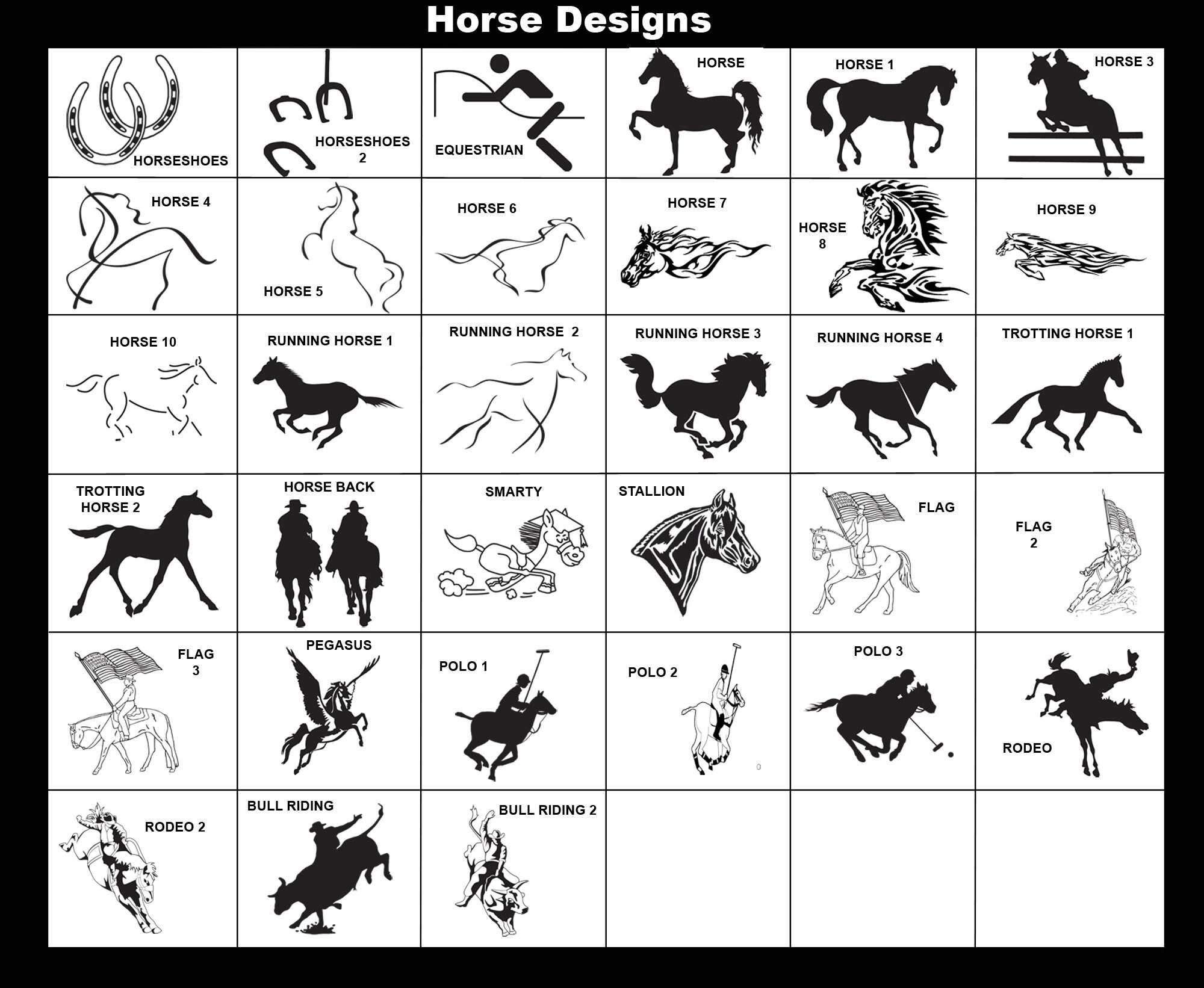 Étiquette à bagages Leatherette gravée Horse Designs Etsy