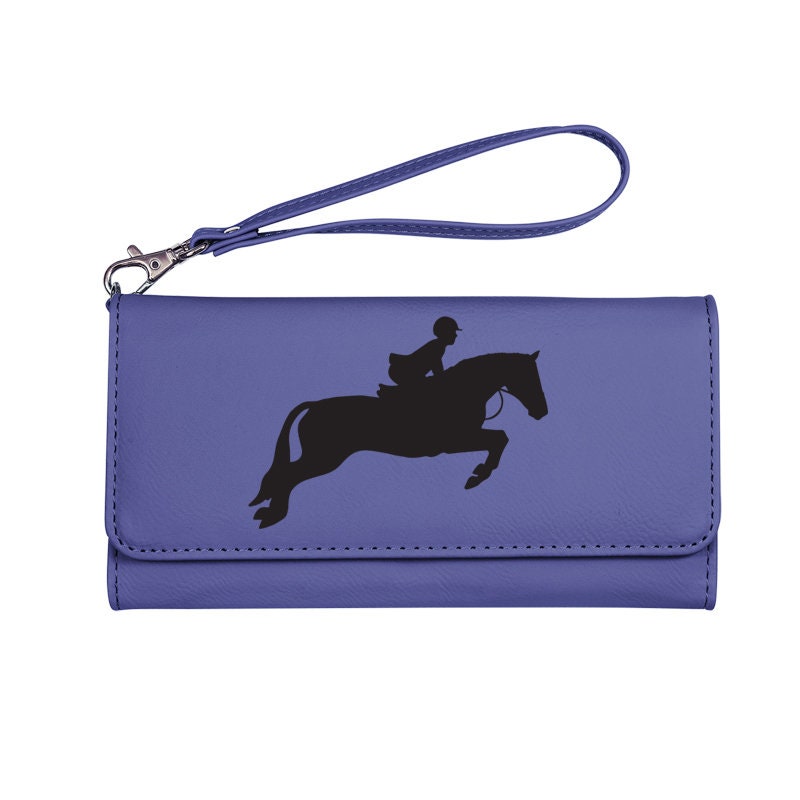 Personalized Leatherette Wallet Removable Wrist Strap With Your