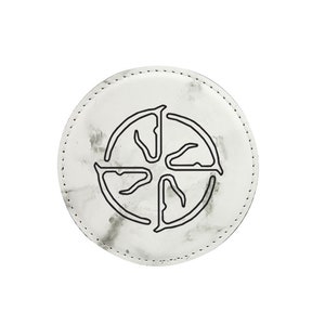 Personalized Leatherette Coasters with your choice of Horse Breed Logo | Horse Show award | Equestrian Gift