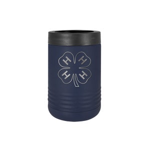 Personalized Vacuum Insulated Beverage Holder - 4-H Logo | 4-H Beverage Holder | 4-H Gift | 4-H Award