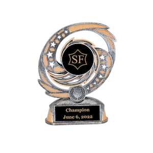 Personalized Hurricane Resin Trophy  with your choice of Horse Breed  Logo | Horse Trophy | Horse Show Award |  Equestrian Recognition Award
