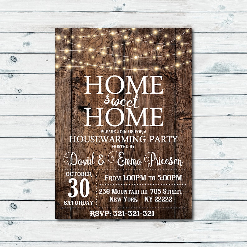 House Warming Invitation House Warming Party Invite Home | Etsy