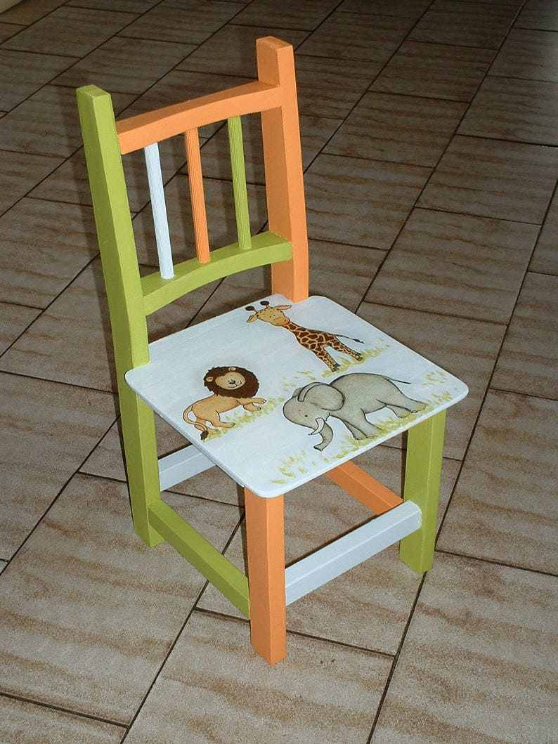 PETITE CHAISE ENFANT déco artisanale  Etsy