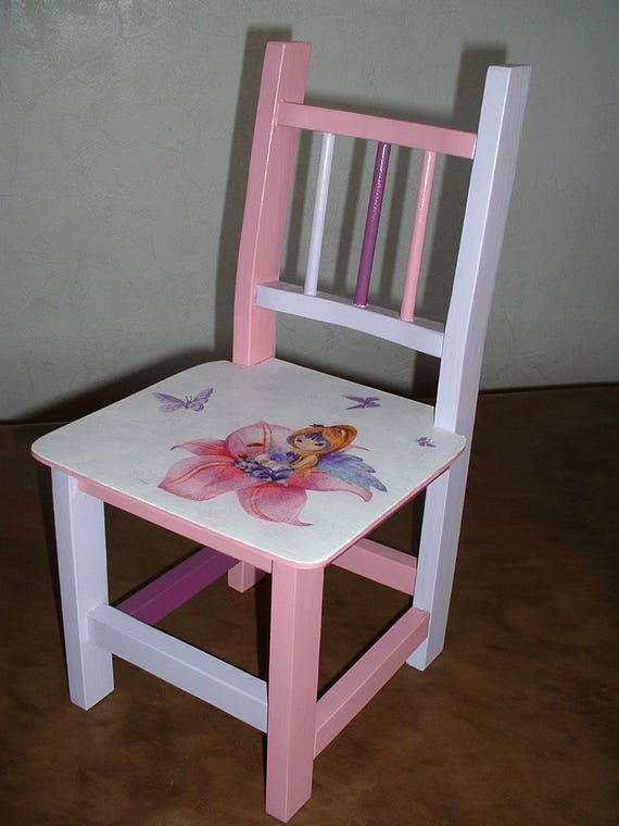 Small Child S Chair Elf In The Lily Etsy