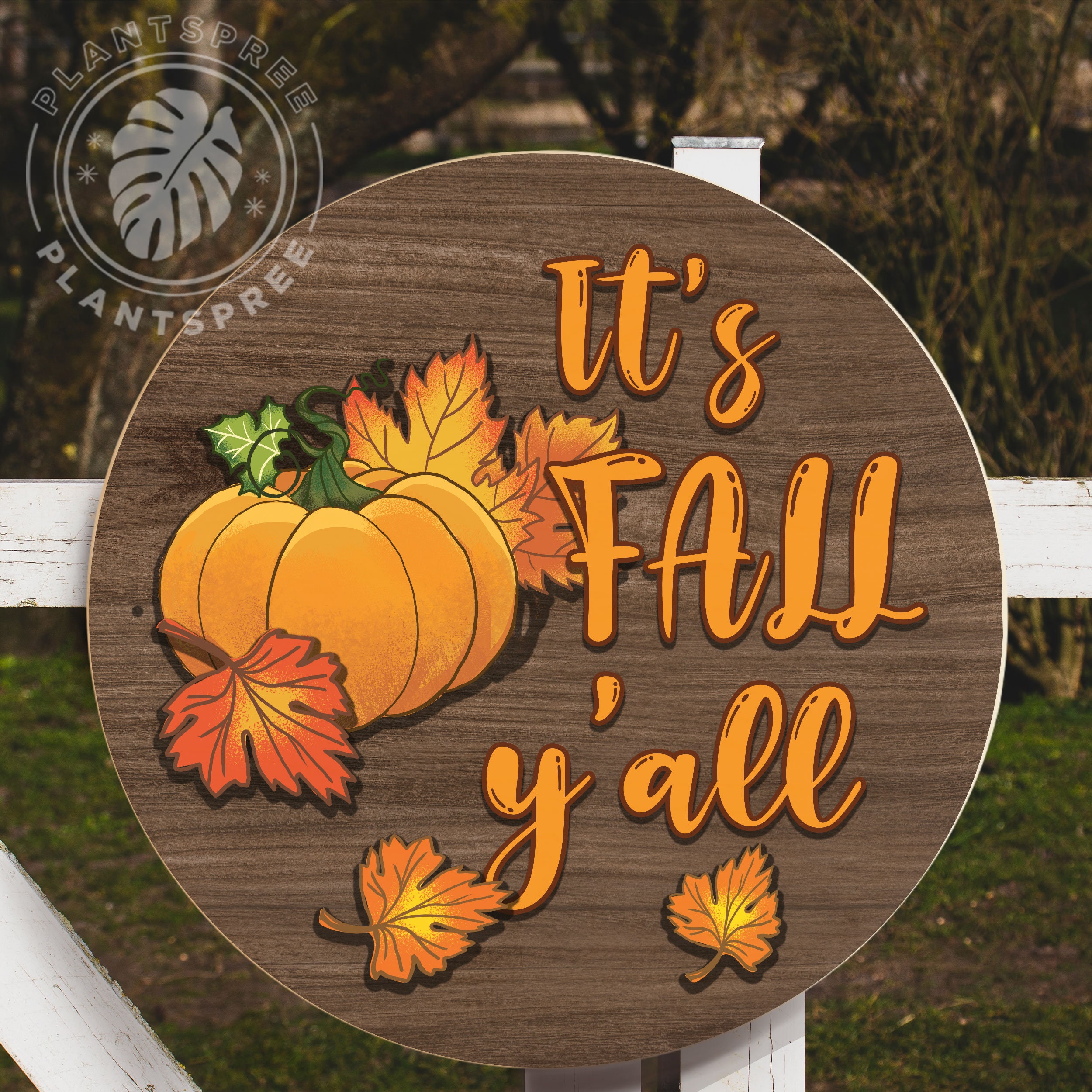 It's Fall Y'all Sign Hello Fall Hanger Fall Home Etsy