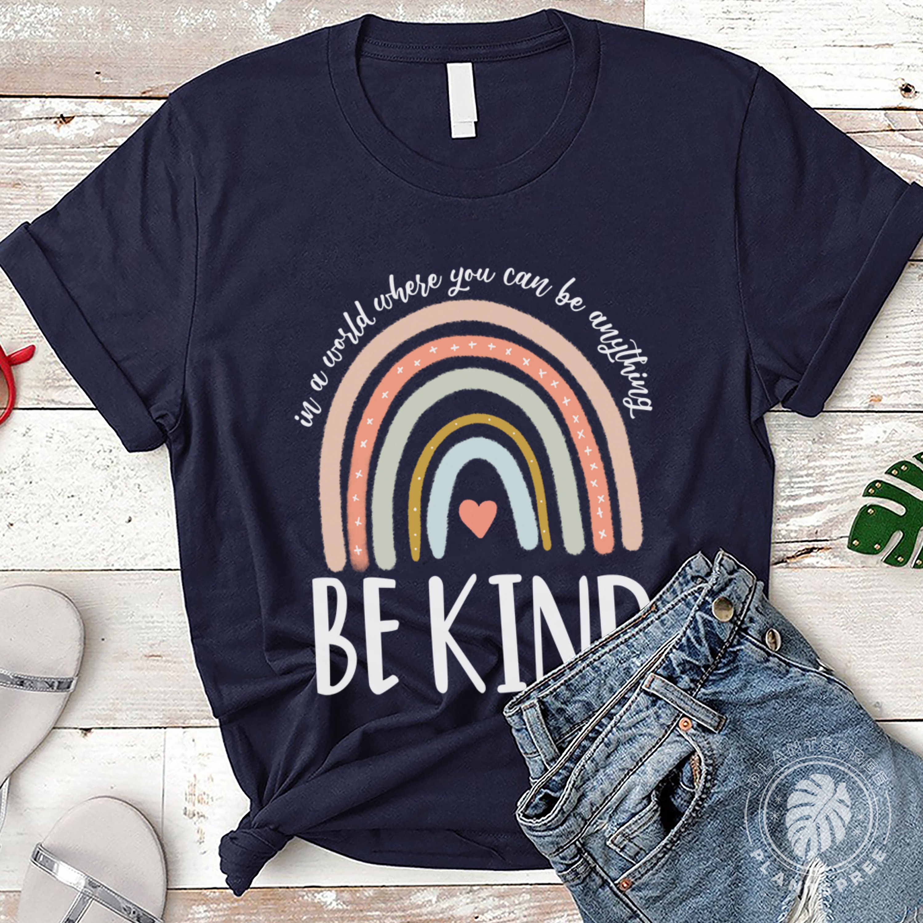 Be Kind Shirt Kindness Shirt Pride T-shirt Boho Rainbow | Etsy