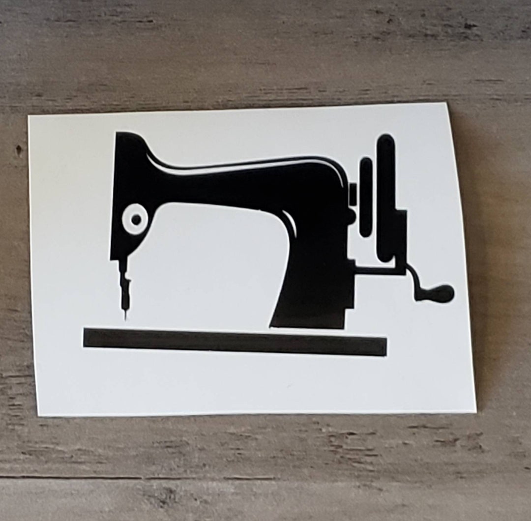 Sewing Machine Decal/vintage Sewing Machine Decal/sewing Life Etsy