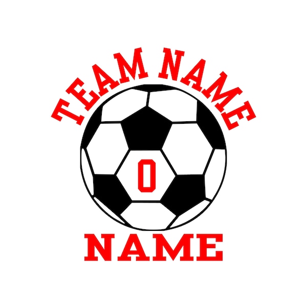 Soccer Ball Name Stickers Etsy
