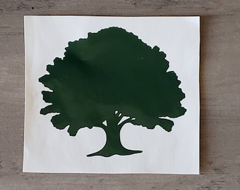 Tree Decal/Oak Tree Decal/Tree Sticker/Trendy Decal/Yeti Decal/Mug Decal/Flask Decal/Bottle Decal/Party Decal/Laptop Decal