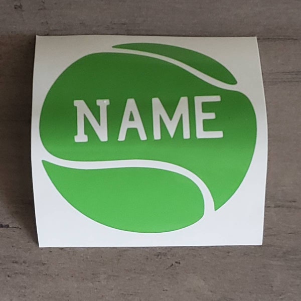 Tennis Car Decal Etsy