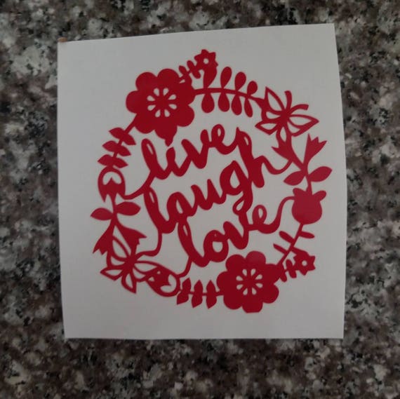 Live Laugh Love Decallife Decallove Decalyeti Decalcar Decallaptop Decalmug Decal