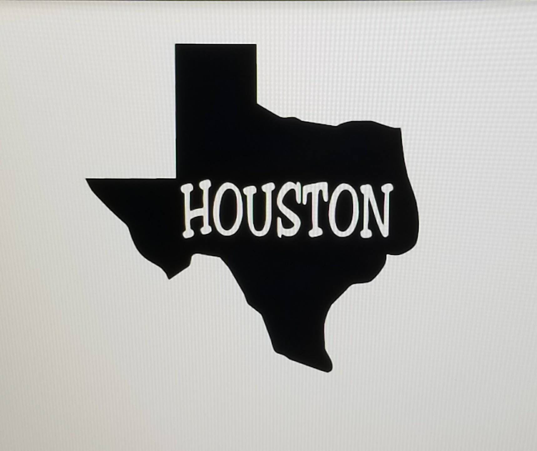 Houston Texas Decal/Houston Strong Decal/Texas Sticker/Car Etsy