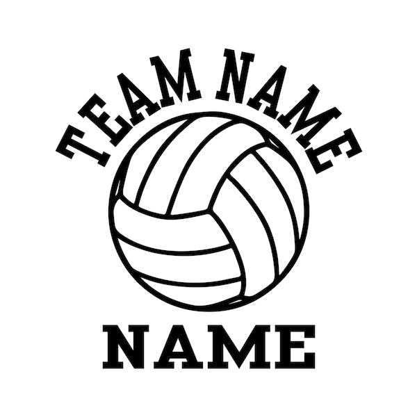 Volleyball Decal - Etsy