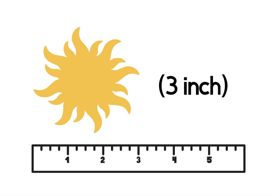 Paper Sun Cutouts - Paper Sun Die Cut, Paper Sun Shape Cut Outs for ...