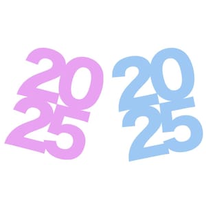 Papier Forme numéro 2025, Découpes forme Numéro 2025, Papier 2025 découpé, Fabrication de cartes à faire soi-même, Remise des diplômes 2025, Papier Nouvel an 2025 Accessoires de fête