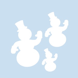 Snowman cut outs - paper snowman, holiday decor, snowman die cuts, snowman cutout ( Tax&Duty Paid/DDP USA)