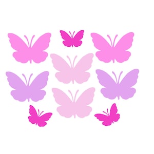 Découpes papillon - papillons en papier, décoration papillon, papillons découpés, colorants papillons, papillons, papillons d'anniversaire