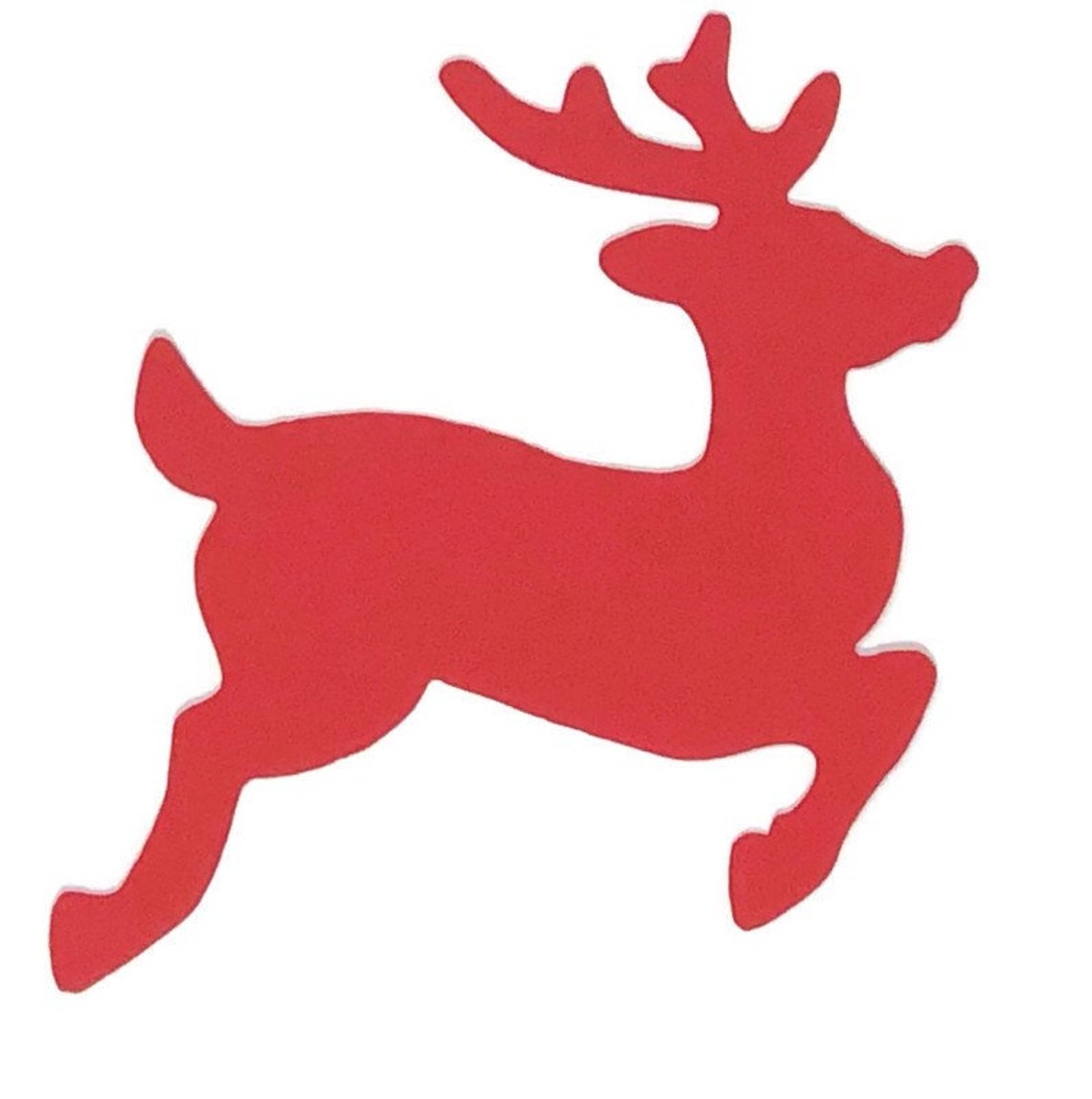 Reindeer Cut Outs Paper Reindeers Christmas Reindeers | Etsy Canada