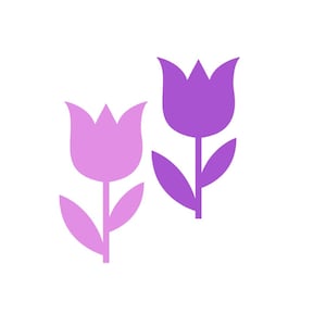 Tulip cut outs - Paper Tulip confetti, Tulip Decor, Tulip Die Cut Out, Spring Flower Decor, Tulip Flower shape, Tulip Party Decor birthday