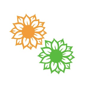 Sonnenblume Ausschnitte - Sonnenblume, Sonnenblume Die Cut Outs, Frühlingsblume Dekor, Sonnenblume Dekoration, Frühlingsthema Konfetti, Party Dekoration