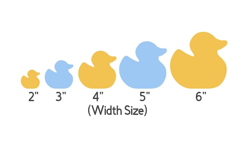 Duck Paper Cut Outs - Paper Duck Shape, Duck Die Cut, Duck Cut Outs ...