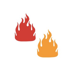 Papierflamme Ausschnitt - Papierfeuer Flamme Dye Schnitte, Feuer Papier Ausschneiden, Papierflamme Formen Flamme Party Thema Dekor Feuer sterben Feuer Form Schnitte