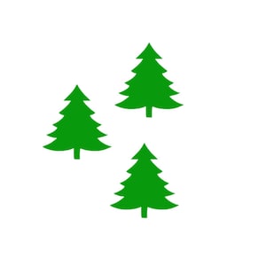 Christmas Tree cut outs - paper Christmas tree, holiday decor, Christmas tree die cuts, Christmas tree cutout ( Tax&Duty Paid/DDP USA)
