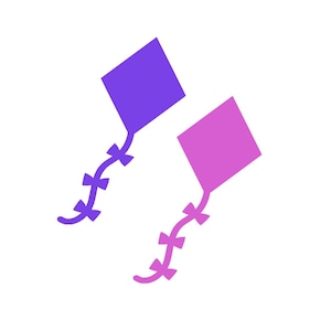 Découpes de cerfs-volants en papier - Découpes colorantes, cerf-volant en papier découpé, formes estivales en papier, décoration sur le thème de la fête d'été, thème du terrain de jeu