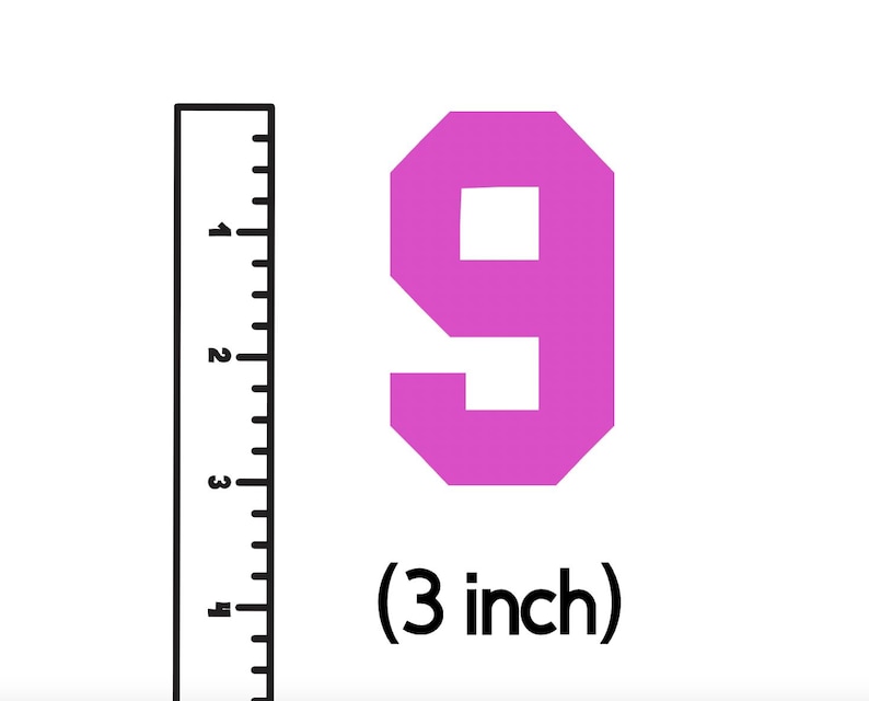 Paper Number 9 Cutouts - Paper Number 9 Die Cuts, Number 9 Cut Out ...