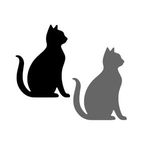 Découpes de chat en papier - Découpes colorantes en papier pour chat, Décoration de chat, Découpes de chat, Découpes d'animaux, Découpes d'animaux, Découpes de chat, Chats en papier