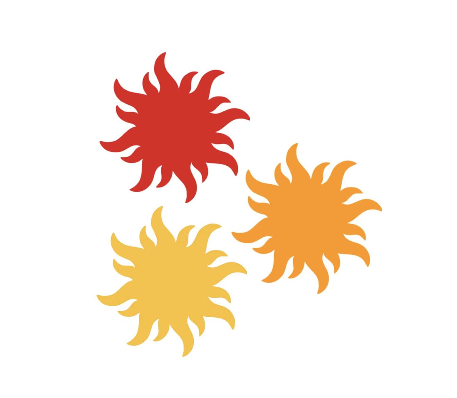 Paper Sun Cutouts - Paper Sun Die Cut, Paper Sun Shape Cut Outs for ...