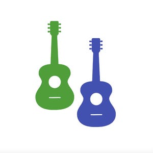 Guitar cut outs - Paper Guitar confetti, Guitar Paper Shape, Guitar Die Cuts, Music Party Decor, Guitar Bulletin Board, Guitar Shape Cutouts