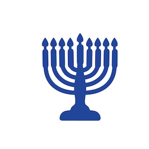 Découpes de menorah en papier - Décoration menorah de Hanoucca, découpes de menorah, découpes de teinture de menorah, formes de papier de Hanoucca, découpe de menorah de Hanoucca