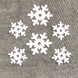 Découpes de flocons de neige - flocons de neige en papier, décoration de flocon de neige, flocon de neige d'hiver, décorations d'hiver, Scrapbooking, Cartes, Loisirs créatifs en papier, Neige