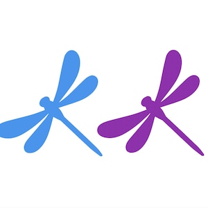 Paper Dragonfly cut outs - Dragonfly Shapes, Die cut dragonfly, Mix color dragonfly, Dragonfly confetti, Paper die cut dragonfly