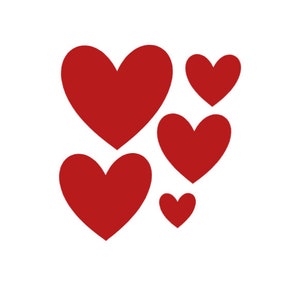 Découpes de coeurs - coeurs en papier, coeurs de la Saint-Valentin, décoration de la Saint-Valentin, Saint-Valentin, coeurs découpés, colorants coeurs, coeurs