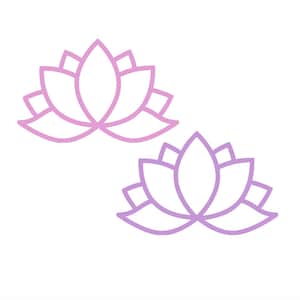 Lotus Flower cut outs - Papier Lotus Blume, Lotus Blume Die Cuts, Lotus Blume Cut Out, Scrapbooking Zubehör, DIY Karte Herstellung Zubehör