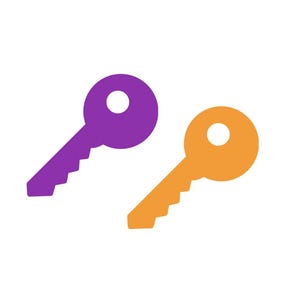 Key paper cut outs - paper key shape, key die cuts, key cutouts, paper classroom decor, paper key diecut paper keys, new home key
