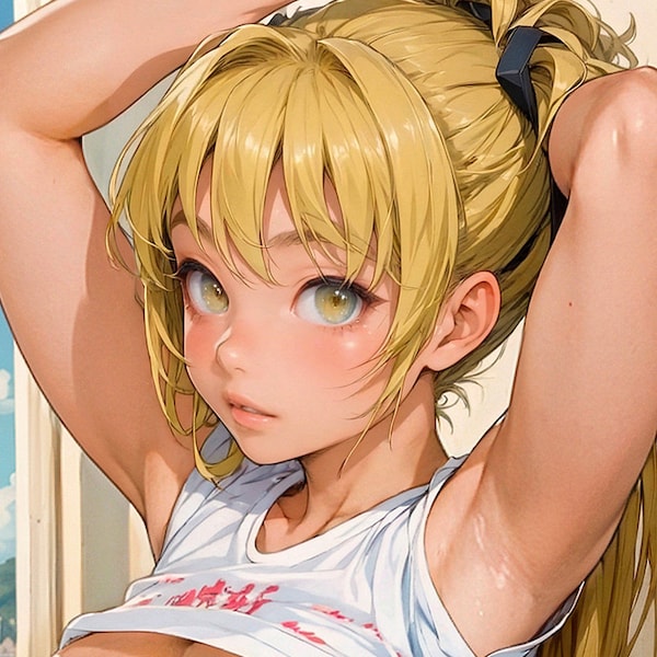 Affiche de fille d'anime nue, femme sexy, illustration de fille chaude japonaise EDITION LIMITÉE, MATURE