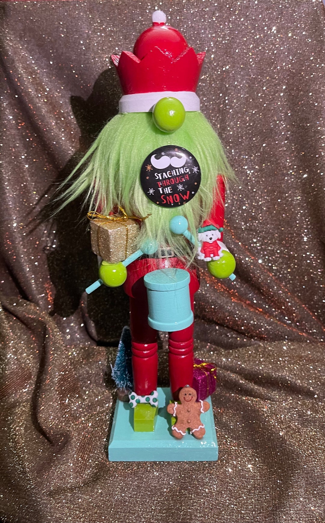 12 Grinchy Gnome Nutcrackers Etsy