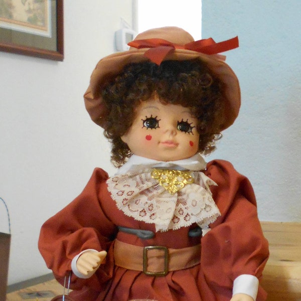 Brinn's Collectible November 1988 Fall Harvest Clown Doll