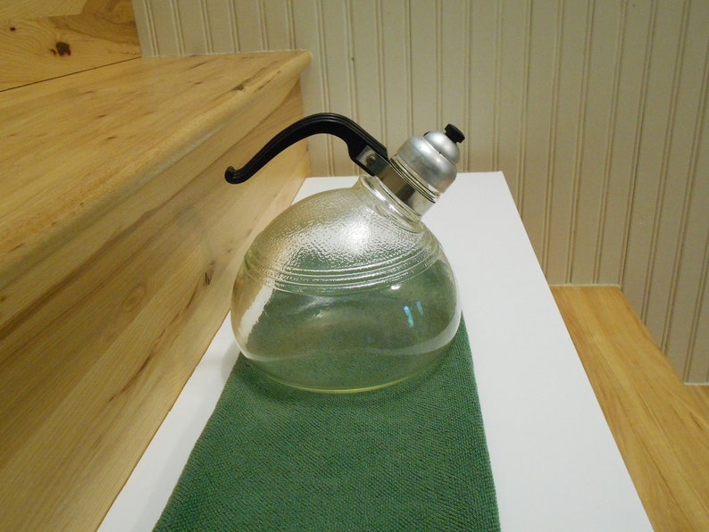 Collectible Curtis Cooking Utensils Glass Teapot