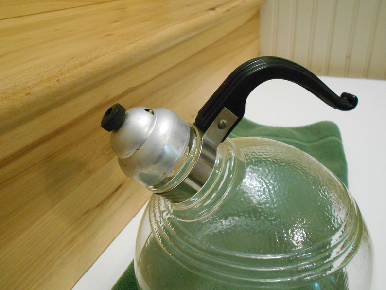 Collectible Curtis Cooking Utensils Glass Teapot