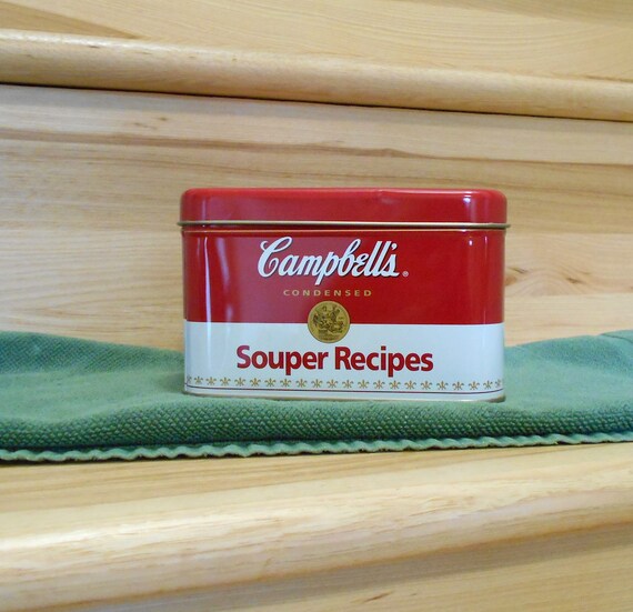 Boite De Recettes De Soupe Campbell S Avec Des Cartes De Etsy