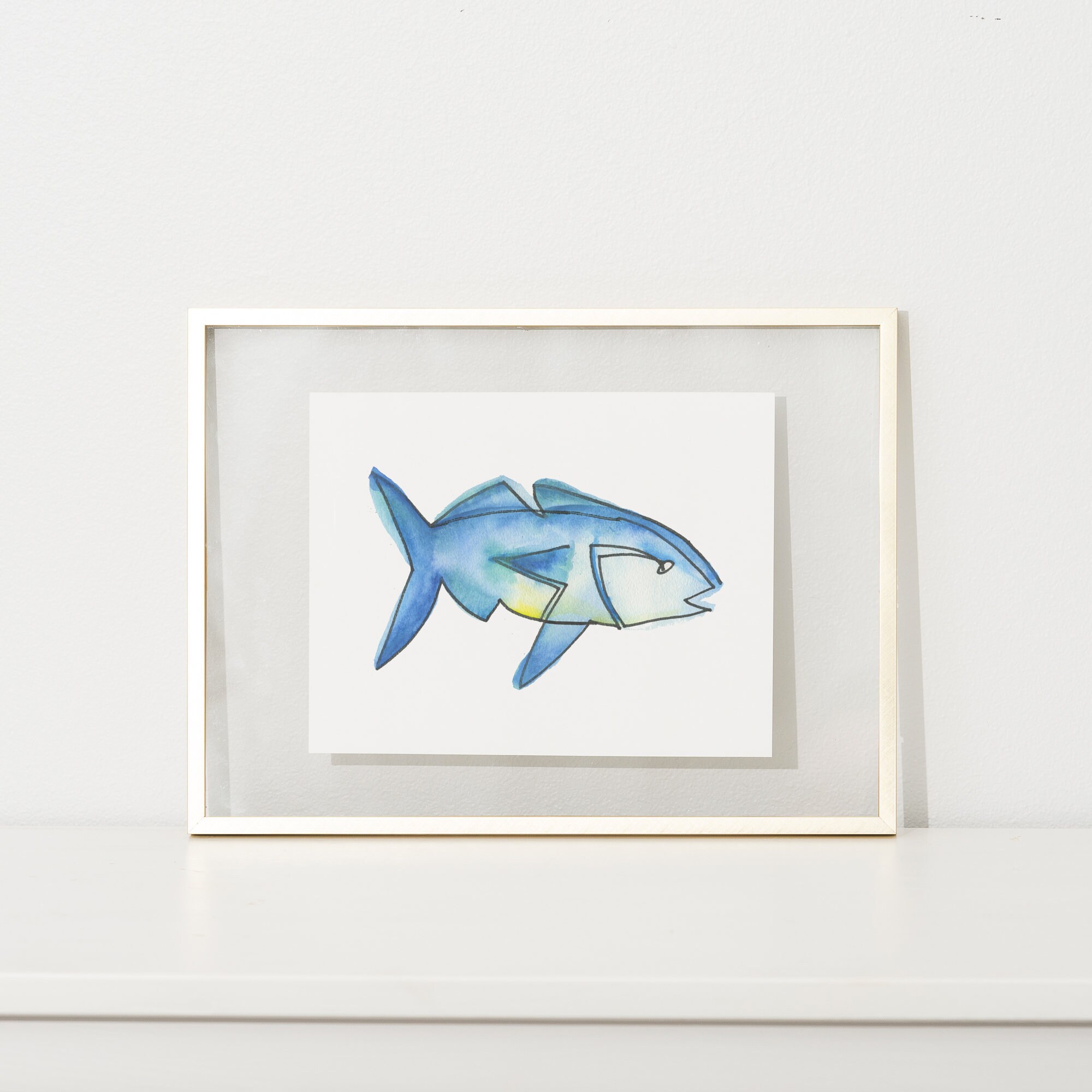 Fish decor fish printable aquatic nursery print Nursery | Etsy