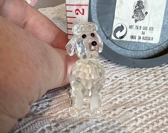 Swarovsky Sitting Poodle ART 7619 000 005 - Etsy